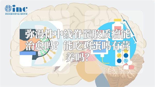 弥漫性中线脊髓胶质瘤能治愈吗？能吃鸡蛋吗有营养吗？