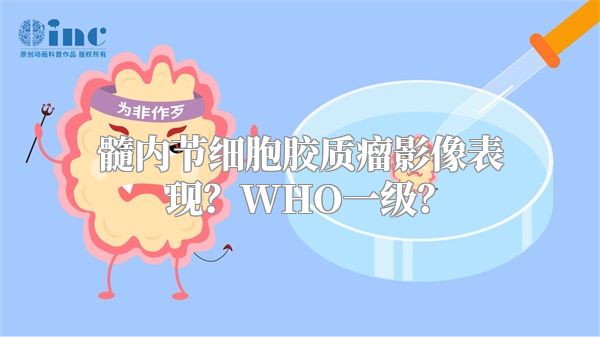 髓内节细胞胶质瘤影像表现？WHO一级？