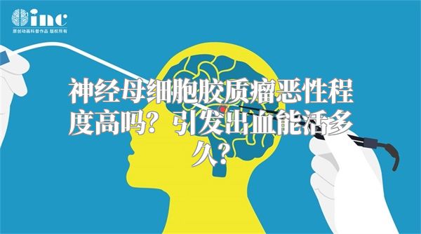 神经母细胞胶质瘤恶性程度高吗？引发出血能活多久？