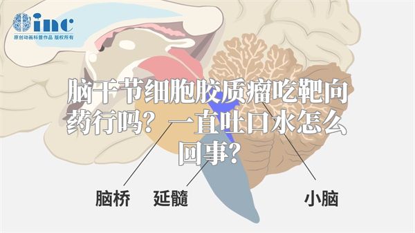 脑干节细胞胶质瘤吃靶向药行吗？一直吐口水怎么回事？