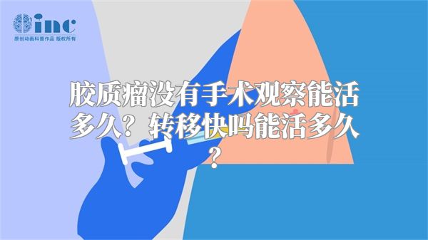 胶质瘤没有手术观察能活多久？转移快吗能活多久？