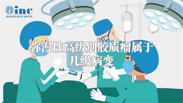 弥漫性高级别胶质瘤属于几级病变