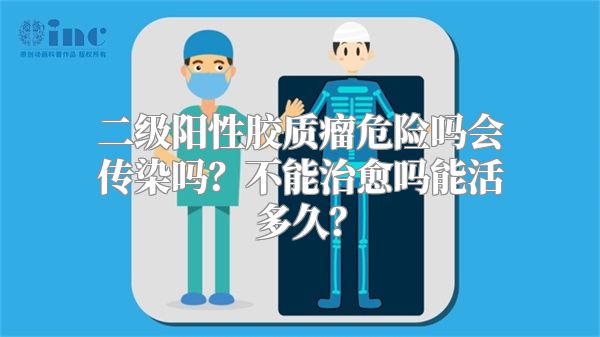 二级阳性胶质瘤危险吗会传染吗？不能治愈吗能活多久？