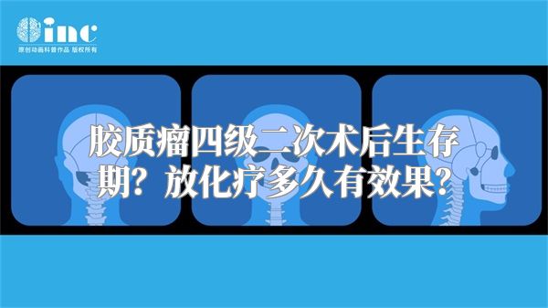 胶质瘤四级二次术后生存期？放化疗多久有效果？