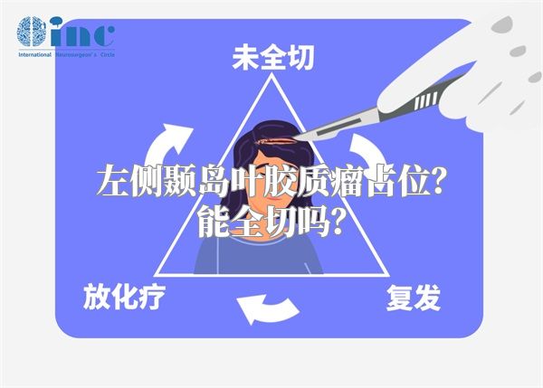 左侧颞岛叶胶质瘤占位？能全切吗？