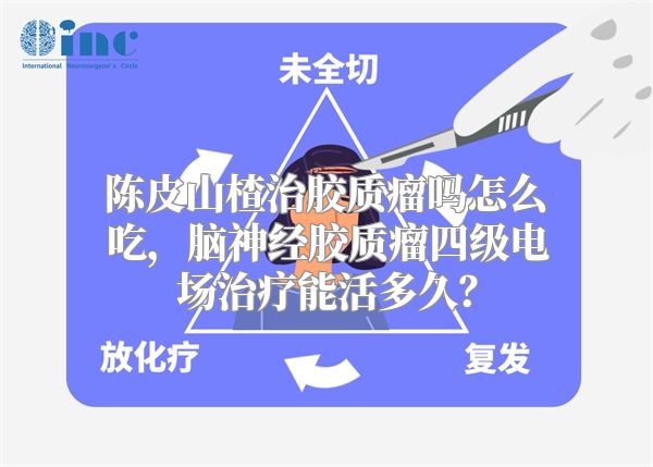 陈皮山楂治胶质瘤吗怎么吃，脑神经胶质瘤四级电场治疗能活多久？