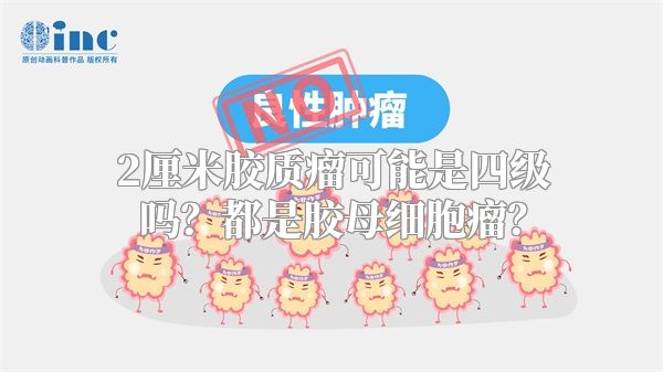 2厘米胶质瘤可能是四级吗？都是胶母细胞瘤？