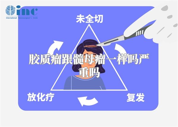 胶质瘤跟髓母瘤一样吗严重吗