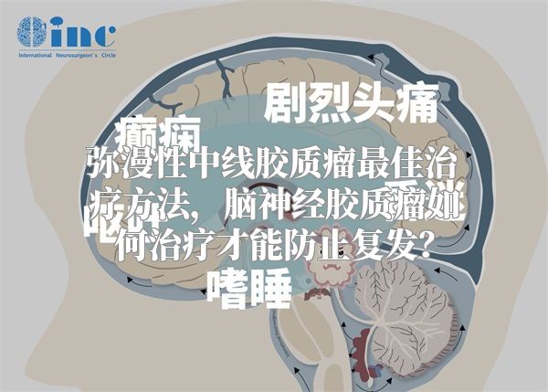 弥漫性中线胶质瘤最佳治疗方法，脑神经胶质瘤如何治疗才能防止复发？