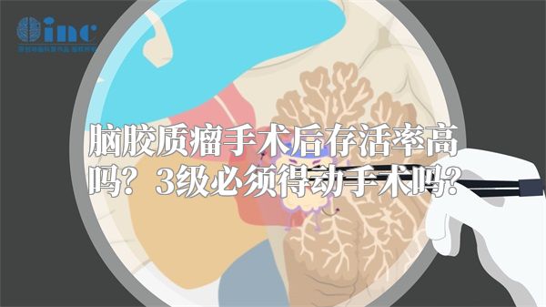 脑胶质瘤手术后存活率高吗？3级必须得动手术吗？