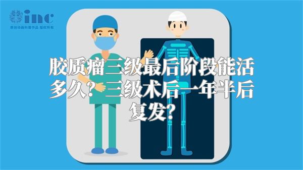 胶质瘤三级最后阶段能活多久？三级术后一年半后复发？