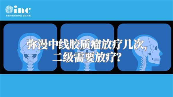 弥漫中线胶质瘤放疗几次，二级需要放疗？