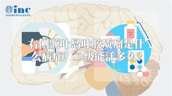 右侧颞叶岛叶胶质瘤是什么病症？二级能活多久？