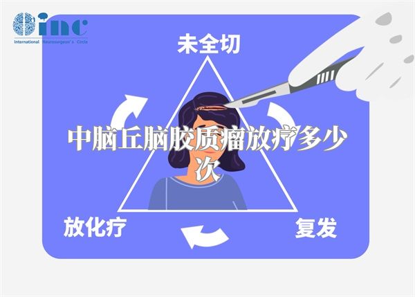 中脑丘脑胶质瘤放疗多少次