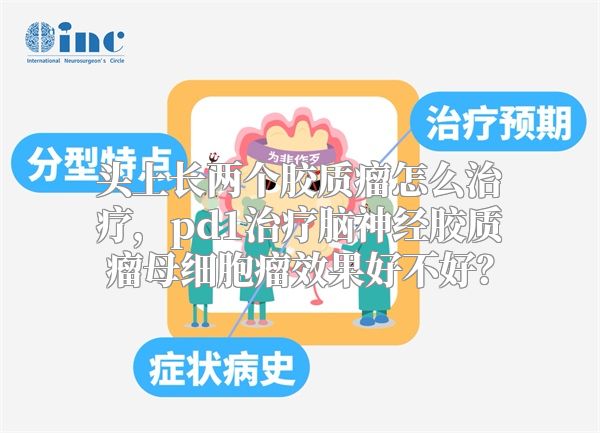 头上长两个胶质瘤怎么治疗，pd1治疗脑神经胶质瘤母细胞瘤效果好不好？