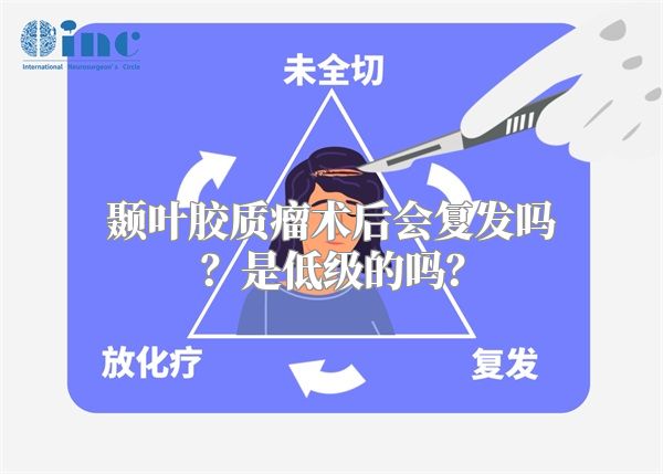 颞叶胶质瘤术后会复发吗？是低级的吗？