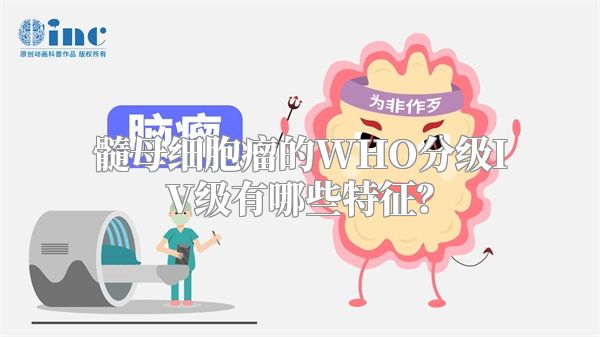 髓母细胞瘤的WHO分级IV级有哪些特征？