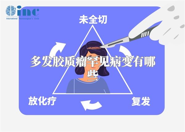 多发胶质瘤罕见病变有哪些