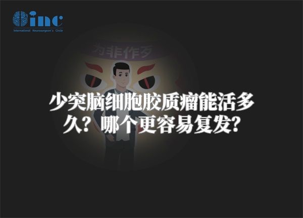 少突脑细胞胶质瘤能活多久？哪个更容易复发？