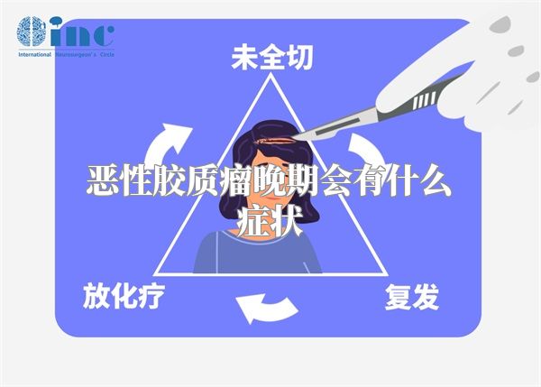 恶性胶质瘤晚期会有什么症状