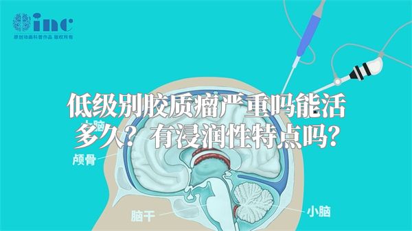 低级别胶质瘤严重吗能活多久？有浸润性特点吗？