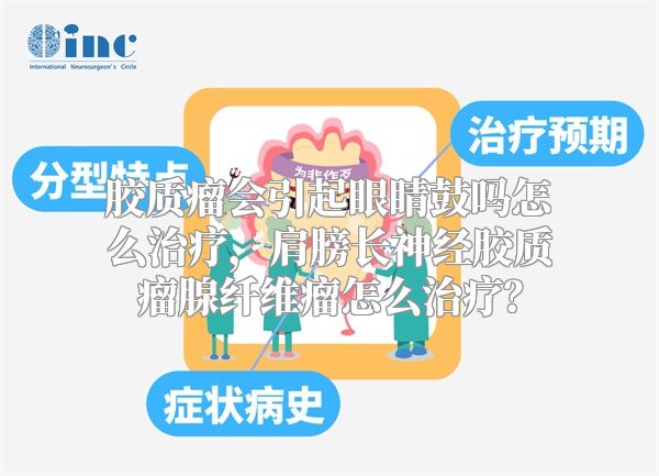 胶质瘤会引起眼睛鼓吗怎么治疗，肩膀长神经胶质瘤腺纤维瘤怎么治疗？