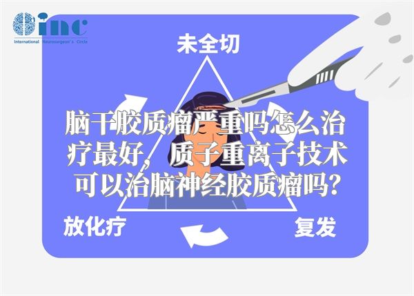 脑干胶质瘤严重吗怎么治疗最好，质子重离子技术可以治脑神经胶质瘤吗？