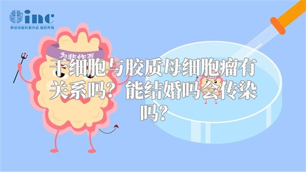 干细胞与胶质母细胞瘤有关系吗？能结婚吗会传染吗？