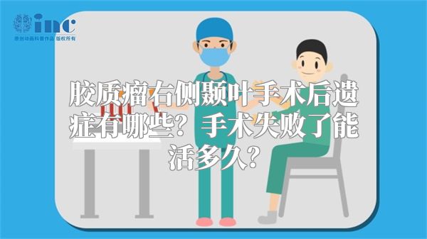 胶质瘤右侧颞叶手术后遗症有哪些？手术失败了能活多久？