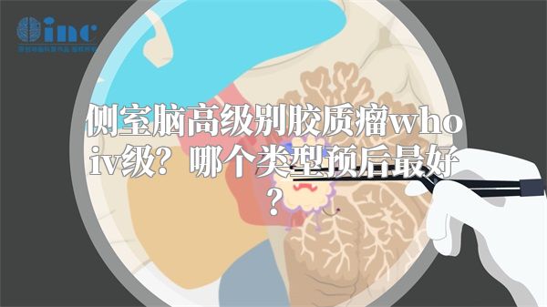 侧室脑高级别胶质瘤whoiv级？哪个类型预后最好？