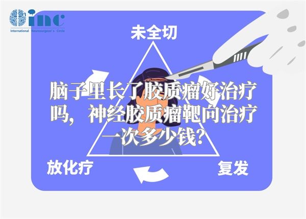 脑子里长了胶质瘤好治疗吗，神经胶质瘤靶向治疗一次多少钱？