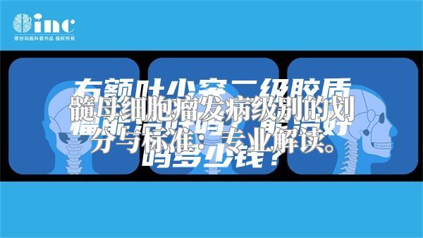 髓母细胞瘤发病级别的划分与标准：专业解读。