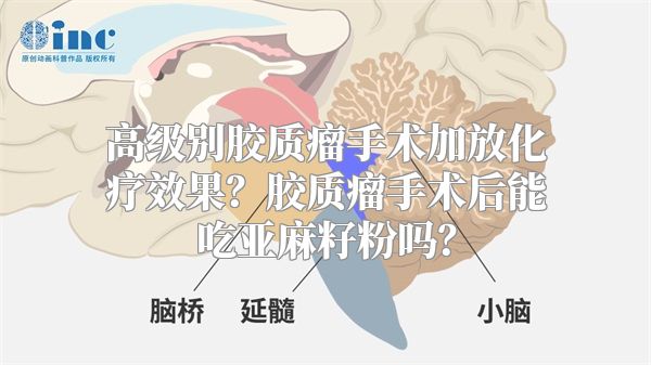 高级别胶质瘤手术加放化疗效果？胶质瘤手术后能吃亚麻籽粉吗？