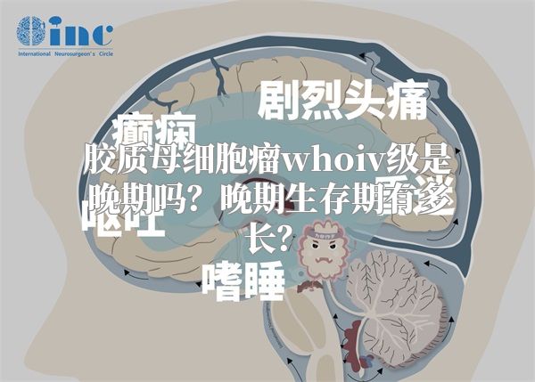 胶质母细胞瘤whoiv级是晚期吗？晚期生存期有多长？