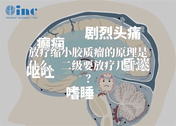 放疗缩小胶质瘤的原理是什么，二级要放疗几十次？