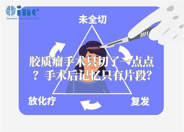 胶质瘤手术只切了一点点？手术后记忆只有片段？