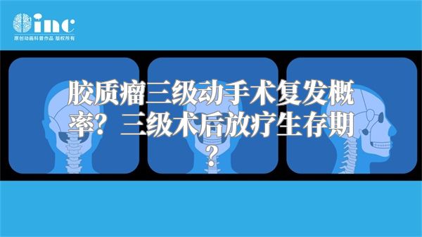 胶质瘤三级动手术复发概率？三级术后放疗生存期？