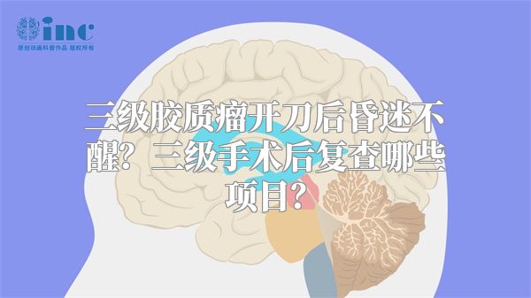 三级胶质瘤开刀后昏迷不醒？三级手术后复查哪些项目？