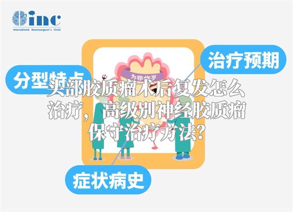 头部胶质瘤术后复发怎么治疗，高级别神经胶质瘤保守治疗方法？