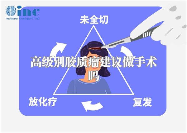 高级别胶质瘤建议做手术吗