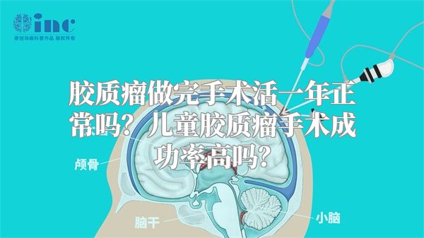 胶质瘤做完手术活一年正常吗？儿童胶质瘤手术成功率高吗？