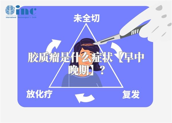 胶质瘤是什么症状【早中晚期】？