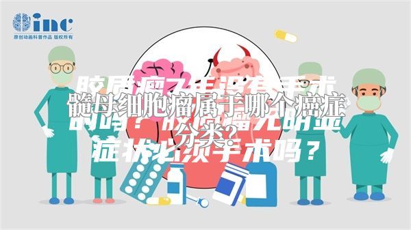 髓母细胞瘤属于哪个癌症分类？