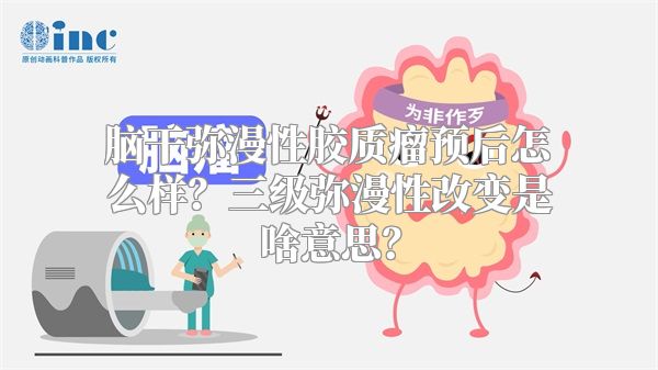 脑干弥漫性胶质瘤预后怎么样？三级弥漫性改变是啥意思？