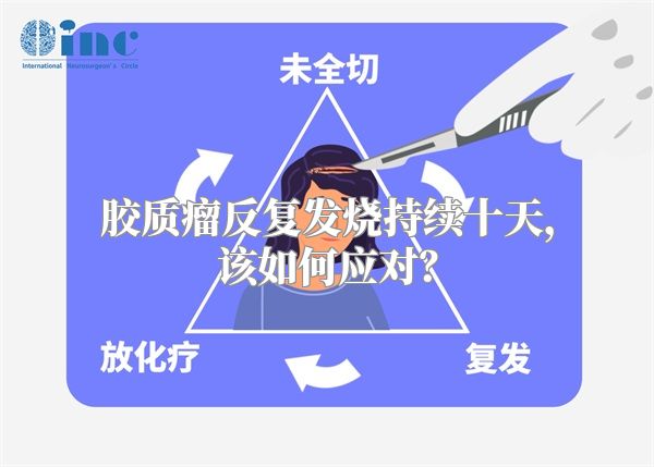 胶质瘤反复发烧持续十天，该如何应对？