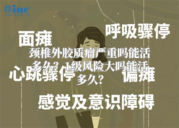 颈椎外胶质瘤严重吗能活多久？1级风险大吗能活多久？