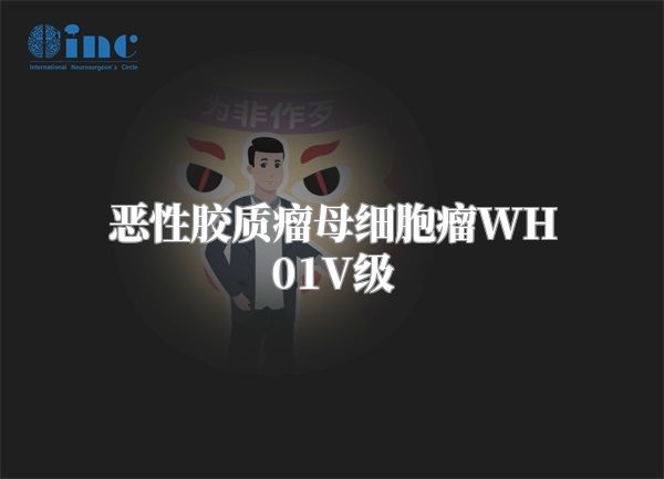 恶性胶质瘤母细胞瘤WH01V级