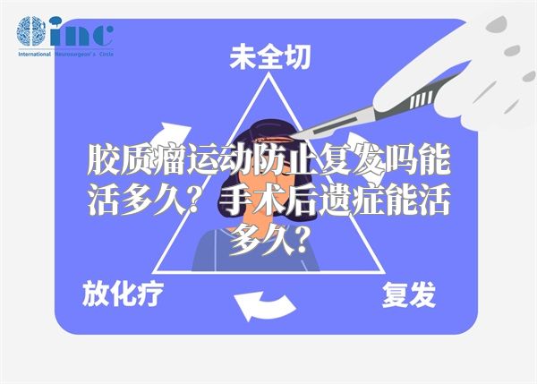 胶质瘤运动防止复发吗能活多久？手术后遗症能活多久？