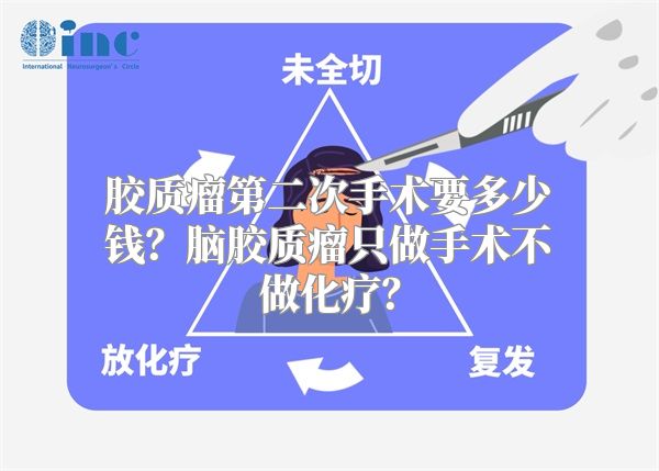 胶质瘤第二次手术要多少钱？脑胶质瘤只做手术不做化疗？