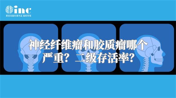 神经纤维瘤和胶质瘤哪个严重？二级存活率？